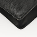 LOUIS VUITTON Epi Sac Plat Hand Bag Black M59082 LV Auth 122078-16