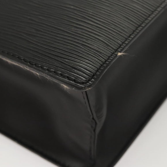 LOUIS VUITTON Epi Sac Plat Hand Bag Black M59082 LV Auth 122078