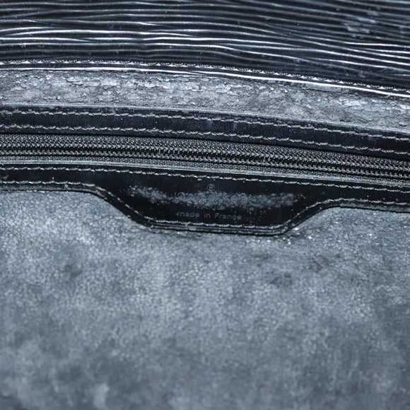 LOUIS VUITTON Epi Sac Plat Hand Bag Black M59082 LV Auth 122078