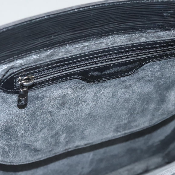 LOUIS VUITTON Epi Sac Plat Hand Bag Black M59082 LV Auth 122078