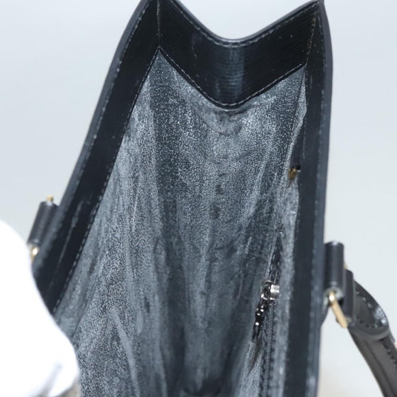 LOUIS VUITTON Epi Sac Plat Hand Bag Black M59082 LV Auth 122078