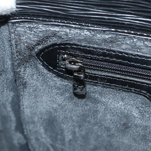 LOUIS VUITTON Epi Sac Plat Hand Bag Black M59082 LV Auth 122078