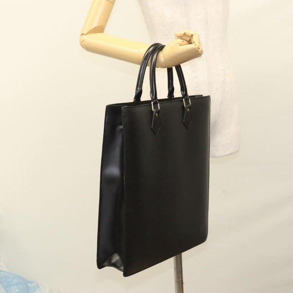 LOUIS VUITTON Epi Sac Plat Hand Bag Black M59082 LV Auth 122078