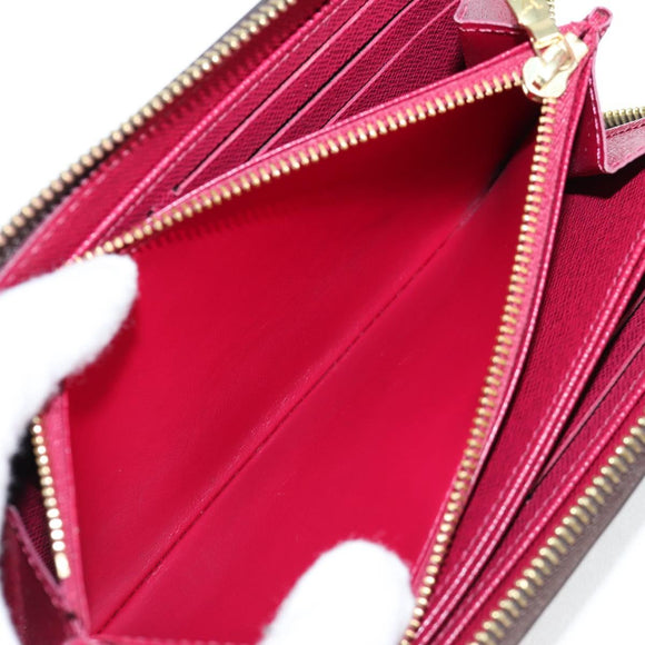 LOUIS VUITTON Monogram Zippy Wallet Long Wallet Fuchsia M41895 LV Auth 122092AM