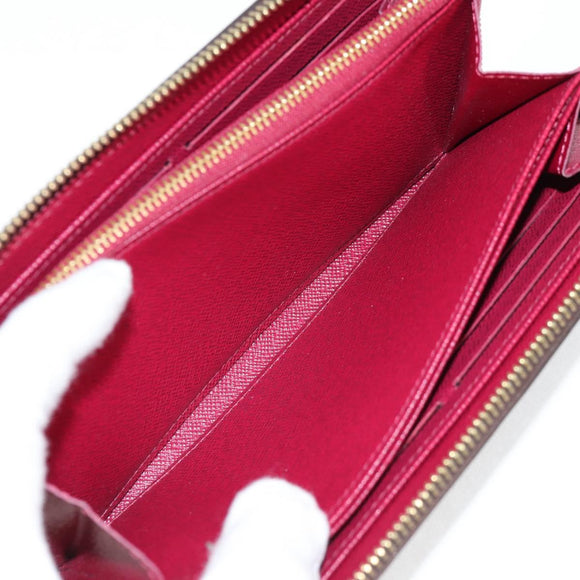 LOUIS VUITTON Monogram Zippy Wallet Long Wallet Fuchsia M41895 LV Auth 122092AM