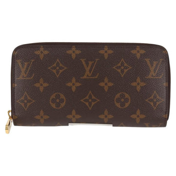 LOUIS VUITTON Monogram Zippy Wallet Long Wallet Fuchsia M41895 LV Auth 122092AM