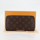 LOUIS VUITTON Monogram Zippy Wallet Long Wallet Fuchsia M41895 LV Auth 122092AM-12