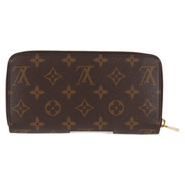 LOUIS VUITTON Monogram Zippy Wallet Long Wallet Fuchsia M41895 LV Auth 122092AM - 0