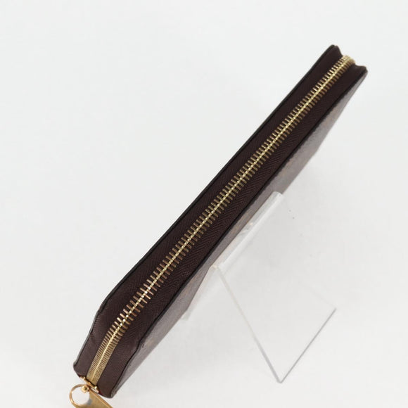 LOUIS VUITTON Monogram Zippy Wallet Long Wallet Fuchsia M41895 LV Auth 122092AM