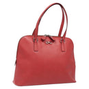 Salvatore Ferragamo Hand Bag Leather Pink Silver Auth 122097-1