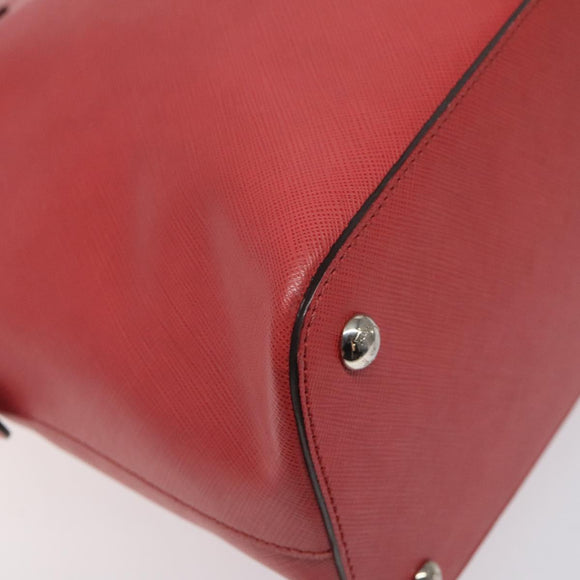 Salvatore Ferragamo Hand Bag Leather Pink Silver Auth 122097