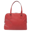 Salvatore Ferragamo Hand Bag Leather Pink Silver Auth 122097-2