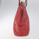 Salvatore Ferragamo Hand Bag Leather Pink Silver Auth 122097-4