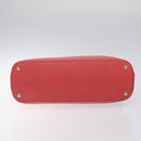Salvatore Ferragamo Hand Bag Leather Pink Silver Auth 122097-5