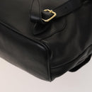 GUCCI Bamboo Backpack Leather Black Gold 003 2058 0016 Auth 122099-18
