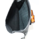 GUCCI Bamboo Backpack Leather Black Gold 003 2058 0016 Auth 122099-26