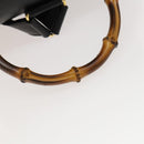 GUCCI Bamboo Backpack Leather Black Gold 003 2058 0016 Auth 122099-7