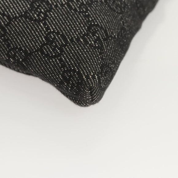 GUCCI GG Canvas Waist bag Gray Silver 28566 Auth 122104