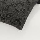 GUCCI GG Canvas Waist bag Gray Silver 28566 Auth 122104-15