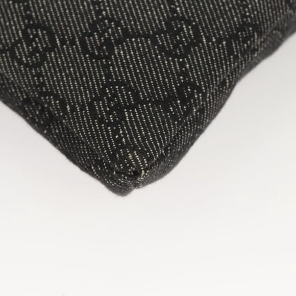 GUCCI GG Canvas Waist bag Gray Silver 28566 Auth 122104