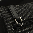 GUCCI GG Canvas Waist bag Gray Silver 28566 Auth 122104-10