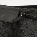 GUCCI GG Canvas Waist bag Gray Silver 28566 Auth 122104-17