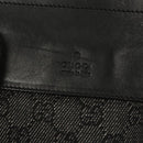 GUCCI GG Canvas Waist bag Gray Silver 28566 Auth 122104-18