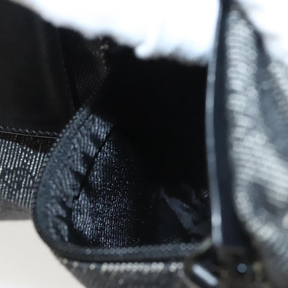 GUCCI GG Canvas Waist bag Gray Silver 28566 Auth 122104