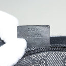 GUCCI GG Canvas Waist bag Gray Silver 28566 Auth 122104-12