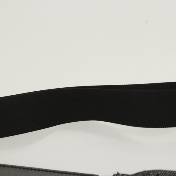 GUCCI GG Canvas Waist bag Gray Silver 28566 Auth 122104