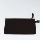 FENDI Zucca Canvas Tote Bag Black Brown Auth 122111-11