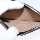 FENDI Zucca Canvas Tote Bag Black Brown Auth 122111-21