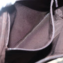 BURBERRY Nova Check Tote Bag Canvas Leather Beige Gold Auth 122113-21