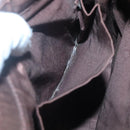 BURBERRY Nova Check Tote Bag Canvas Leather Beige Gold Auth 122113-12