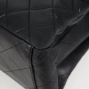 CHANEL Matelasse Shoulder Bag Caviar Skin Black Gold CC Auth 122114-15