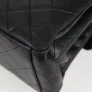 CHANEL Matelasse Shoulder Bag Caviar Skin Black Gold CC Auth 122114-18