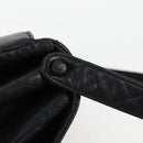 CHANEL Matelasse Shoulder Bag Caviar Skin Black Gold CC Auth 122114-9