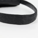 CHANEL Matelasse Shoulder Bag Caviar Skin Black Gold CC Auth 122114-8