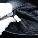 PRADA Hand Bag Leather Black White Auth 122125-12