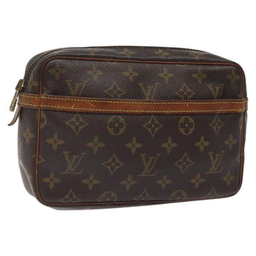 LOUIS VUITTON Monogram Compiegne 23 Clutch Bag M51847 LV Auth 122129