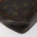 LOUIS VUITTON Monogram Compiegne 23 Clutch Bag M51847 LV Auth 122129-9