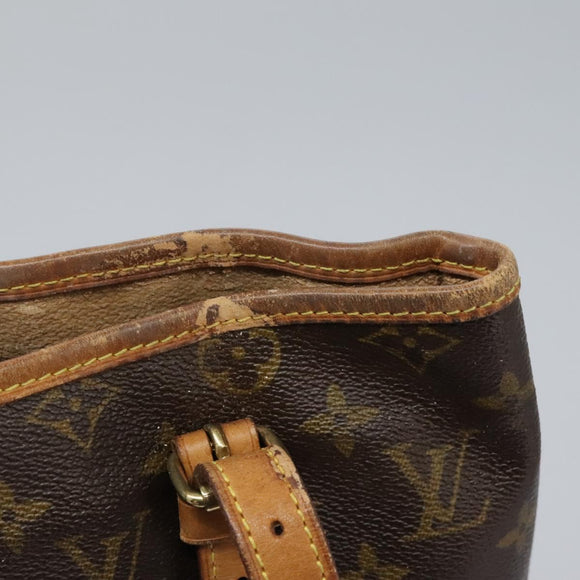 LOUIS VUITTON Monogram Bucket GM Shoulder Bag M42236 LV Auth 122132