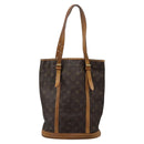 LOUIS VUITTON Monogram Bucket GM Shoulder Bag M42236 LV Auth 122132-2