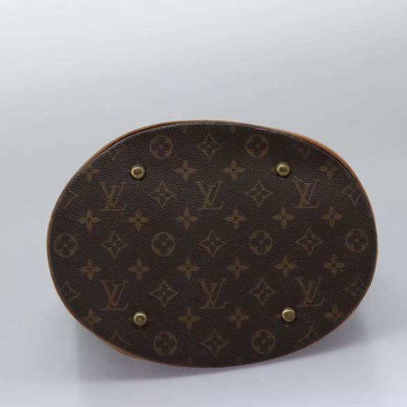 LOUIS VUITTON Monogram Bucket GM Shoulder Bag M42236 LV Auth 122132