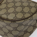 GUCCI GG Supreme Web Sherry Line Shoulder Bag PVC Beige 89 02 032 Auth 122136-10
