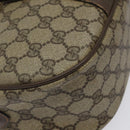 GUCCI GG Supreme Web Sherry Line Shoulder Bag PVC Beige 89 02 032 Auth 122136-11