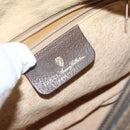 GUCCI GG Supreme Web Sherry Line Shoulder Bag PVC Beige 89 02 032 Auth 122136-17