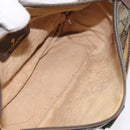 GUCCI GG Supreme Web Sherry Line Shoulder Bag PVC Beige 89 02 032 Auth 122136-18