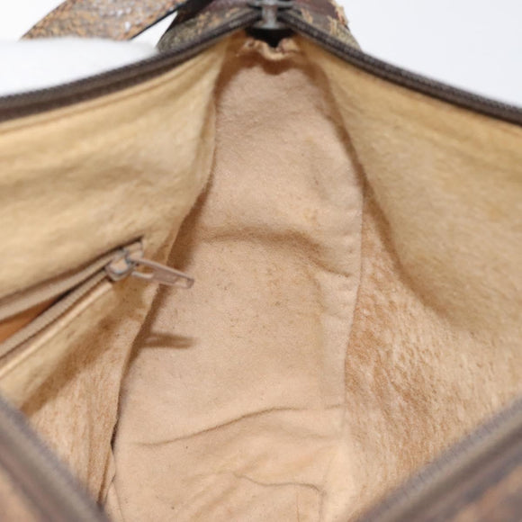 GUCCI GG Supreme Web Sherry Line Shoulder Bag PVC Beige 89 02 032 Auth 122136