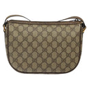 GUCCI GG Supreme Web Sherry Line Shoulder Bag PVC Beige 89 02 032 Auth 122136-3